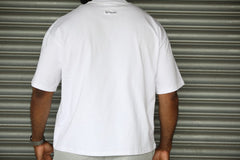 Topform Wear Men’s Oversized T-Shirt – Heavyweight Cotton, White, Box Fit