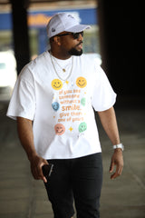 Topform Wear Men’s Oversized T-Shirt – Heavyweight Cotton, White, Box Fit