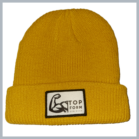 North face yellow on sale beanie