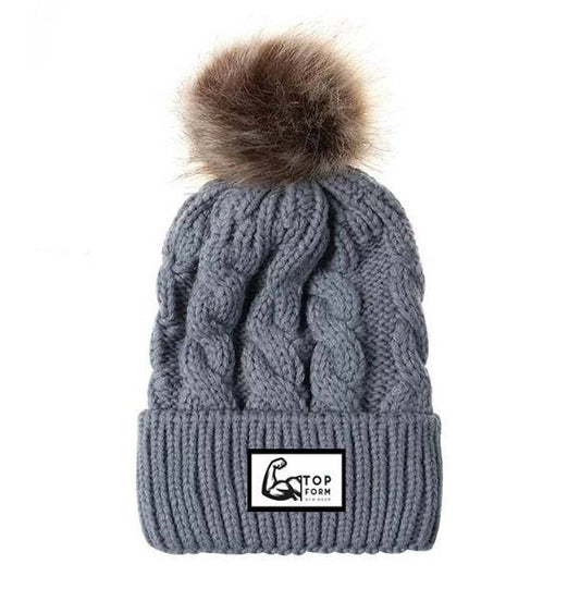 Pom Pom Beanie | Double Pom Pom Beanie | TOPFORM WEAR